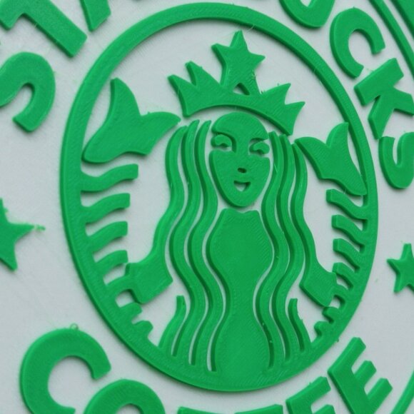 3D Printed Starbucks RGB LED 8-Inch Sign With Remote Wall Lamp - Picture 6 of 11